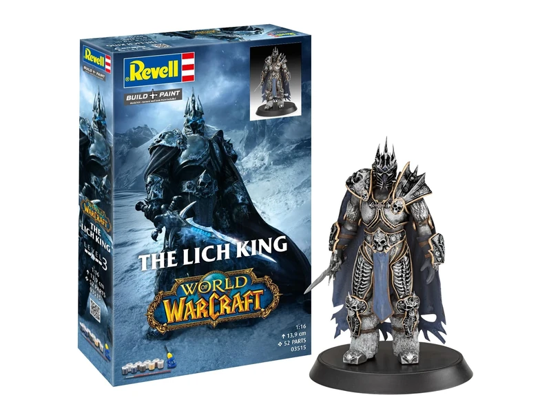 Revell Gift Set 03515 The Lich King: World of Warcraft 1:16 Scale Unbuilt Plastic Model Kit with Accessories - Image 1