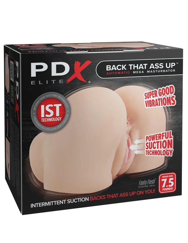PDX Elite Back That Ass Up Automatic Mega Masturbator Light 27.4 cm