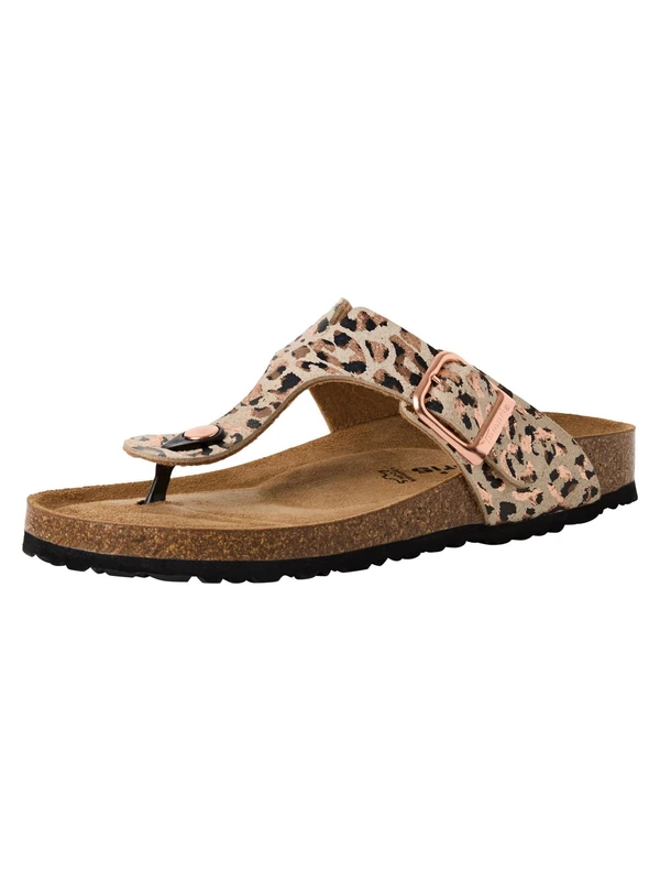 Tamaris Women Footbed Slide flat beige 5.5 UK