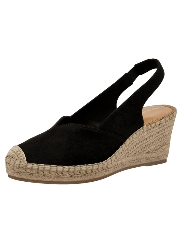 Tamaris Sling Women's Comfortable, Black, 6 UK