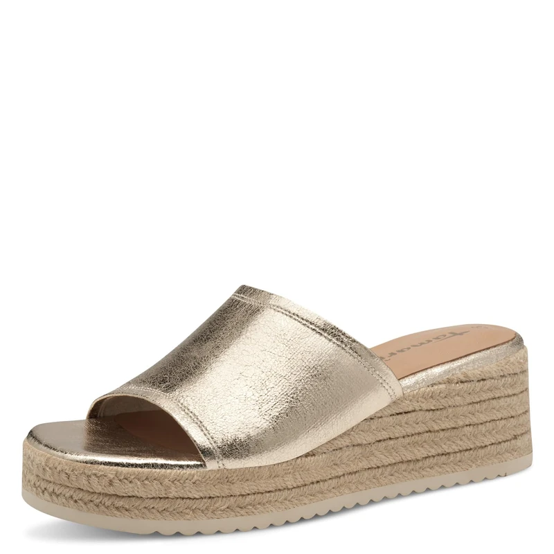 Tamaris Women's 1-27222-44 Loafer, Metallic, 5 UK