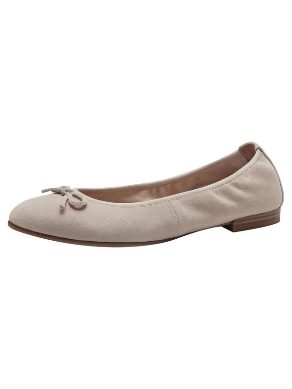 Tamaris Women's ballet flat leather flat beige 5.5 UK