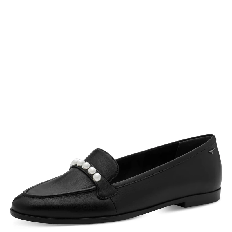 Tamaris Women's Damen 1-24220-44 Loafer, Black (Black Leather), 7.5 UK