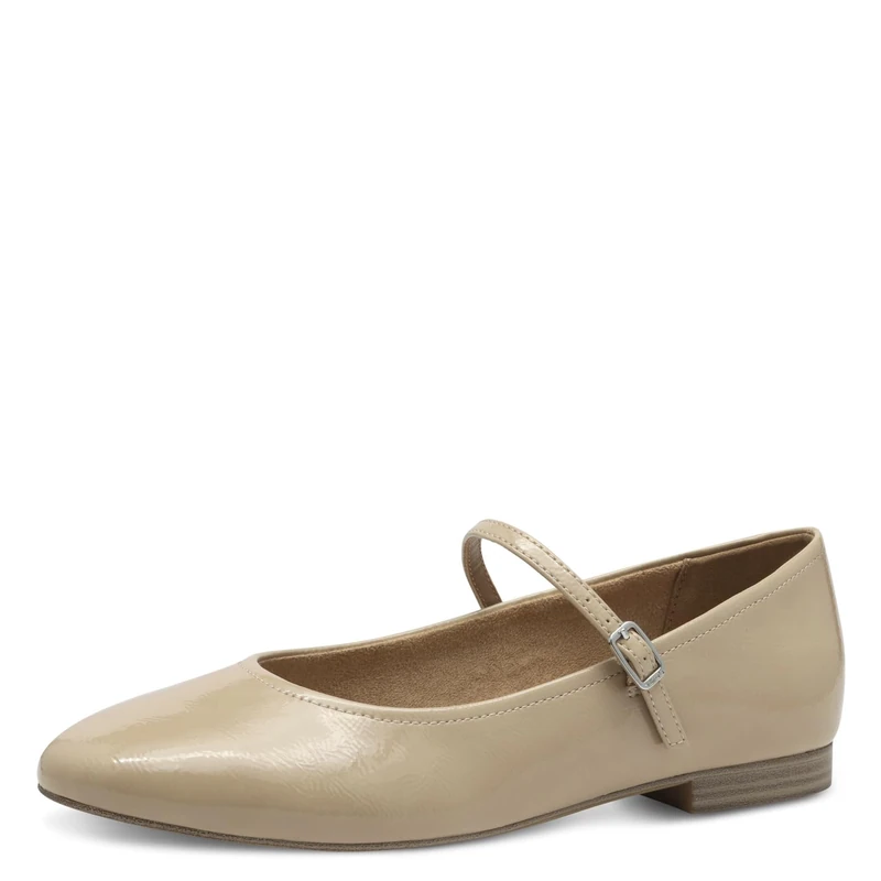 Tamaris Ballerina Women's Vegan Elegant, Beige, 6.5 UK - Image 1