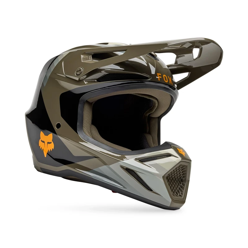 HELMET FOX V3 FADE BROWN/BLACK L