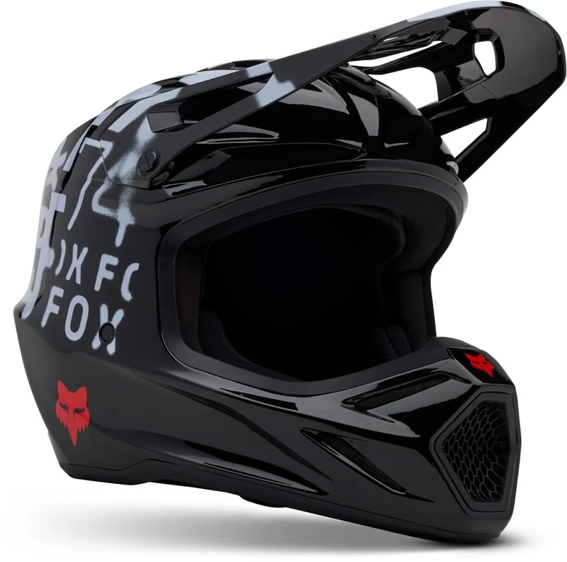FOX V3 SEVENTY4 HELMET BLACK M