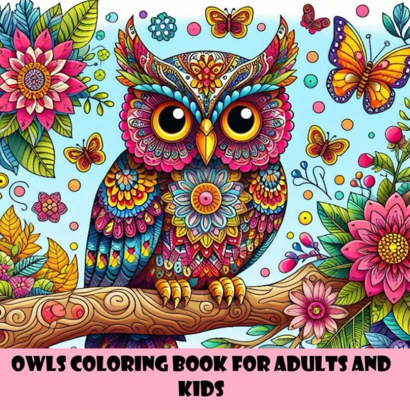 The Magical World of Owls: A Coloring Experience