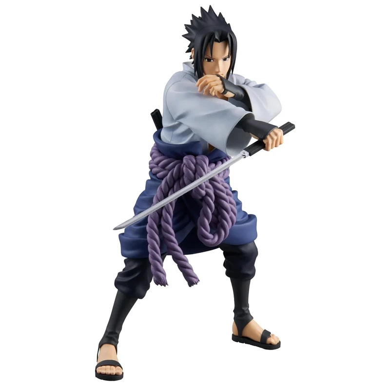 BANPRESTO Sasuke Uchiha Naruto Shippuden Action Figure - Grandista 24 cm - BP89927P Multicolor - Collectible Figure - Great for Anime Fans