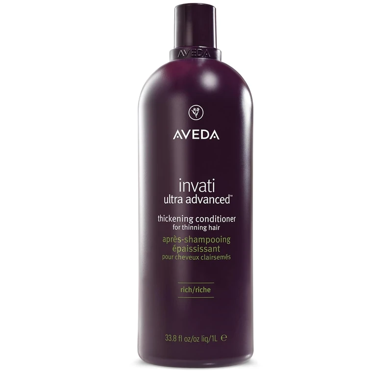 Aveda Invati Ultra Advanced Thickening Conditioner Rich | Step 2 of 4 | Reduces Hair Loss by 77% | for Medium to Thick Thinning Hair Types | Normal to Oily Scalp | 96% Naturally Derived*, 1000 ml