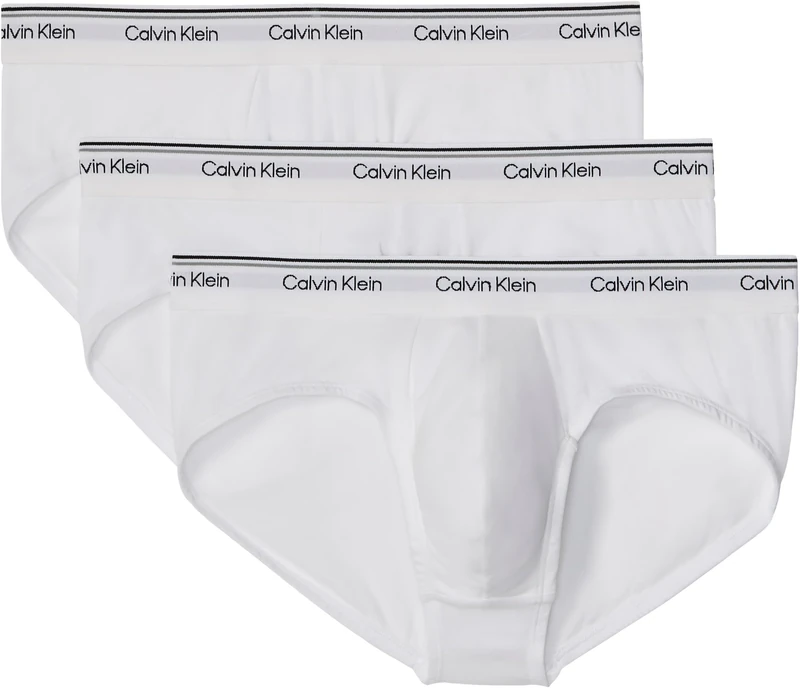 Calvin Klein Men’s 3 Pack Balance Trunks with Logo Waistband, Multicolor (Black/Wrapped Logo_Black/Regatta), M
