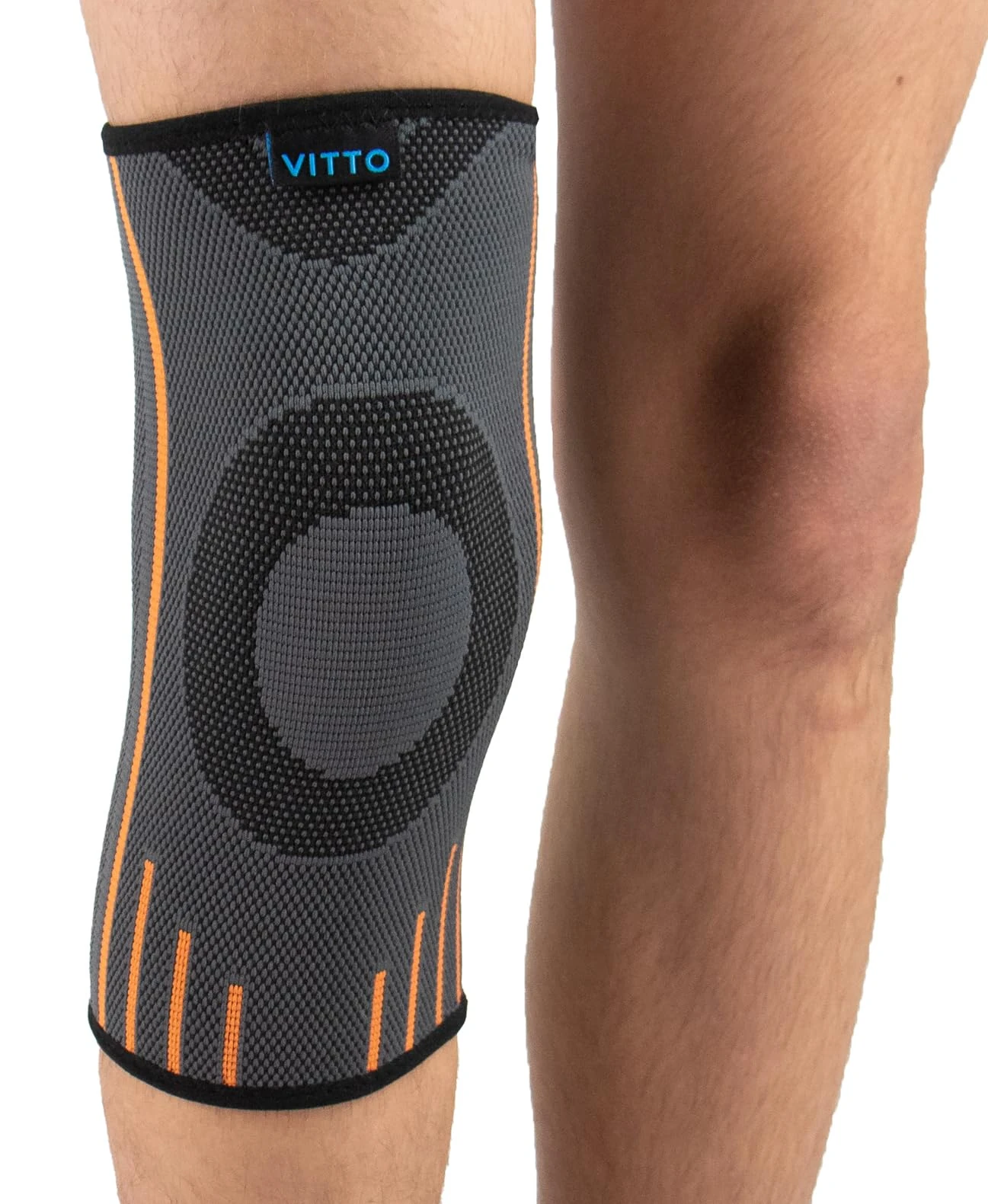 VITTO Knee Support Kids - Osgood Schlatter Knee Support Kids, Child Knee Brace for Boys and Girls from 4-14 years old (L)