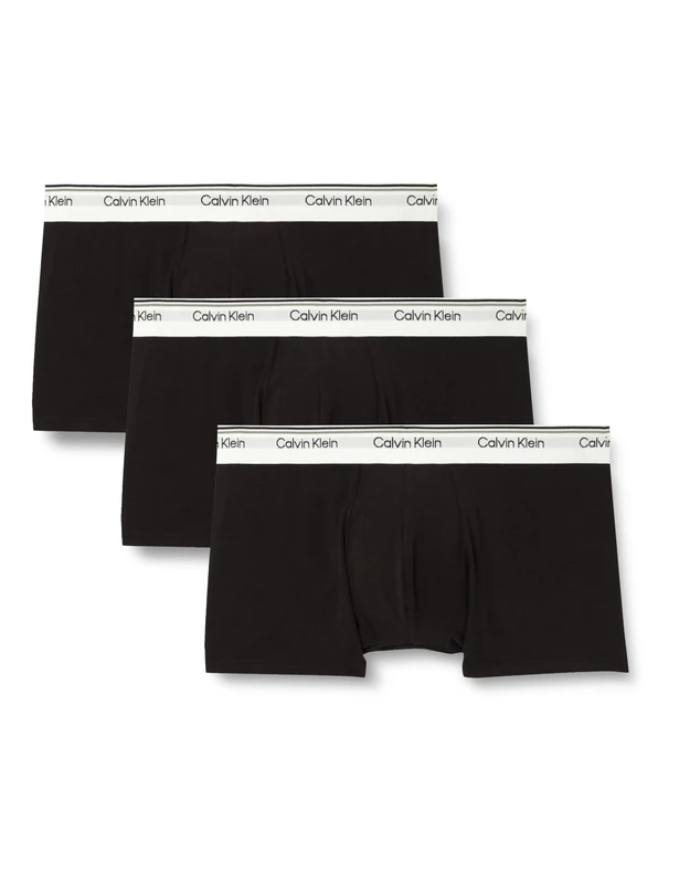 Calvin Klein LOW RISE TRUNK 3PK Low Rise Trunk Men's, BLACK (BLACK), M