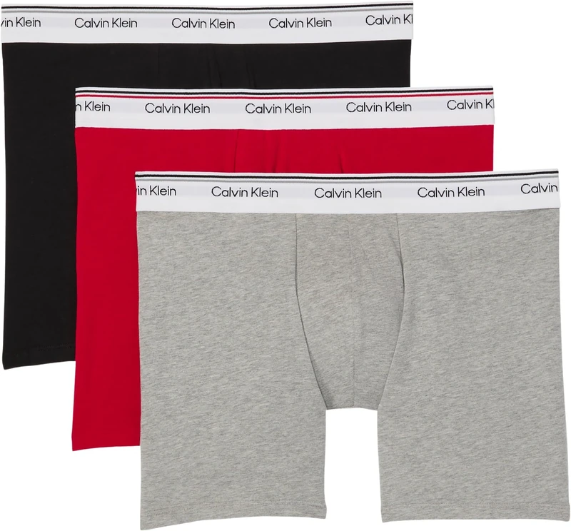 Calvin Klein Men’s 3 Pack Balance Hipster Briefs with Logo Waistband, Black (Black), M