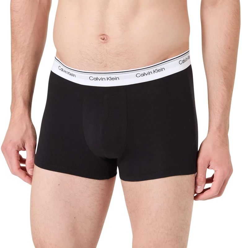 Calvin Klein TRUNK 3 PK Trunk Men's, BLACK (BLACK), S