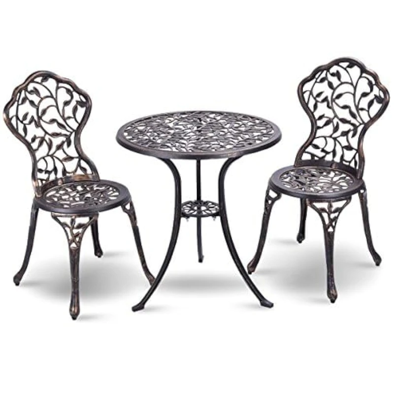 Generisch Large Cast Aluminium Garden Furniture - Antique