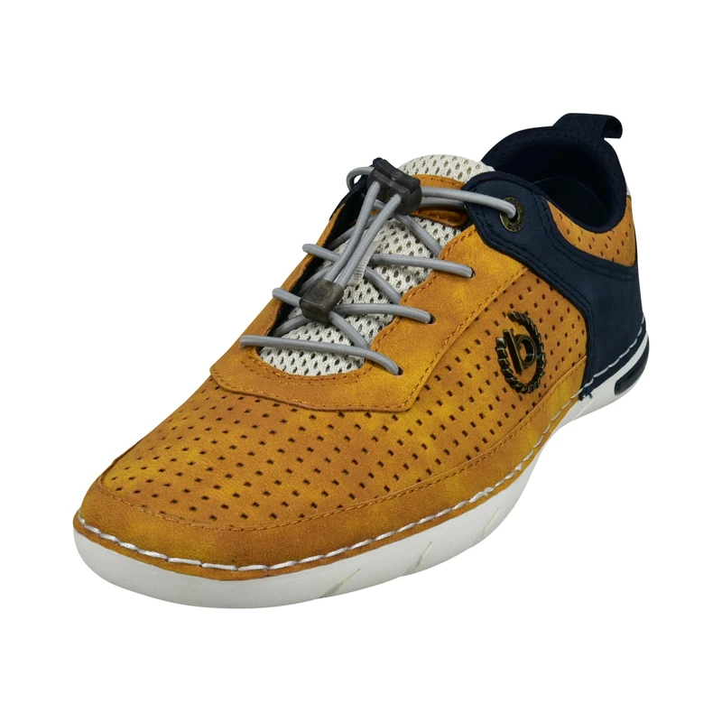 bugatti Men's 321-asg03 Lace-up Shoes, Yellow Dark Blue, 11 UK