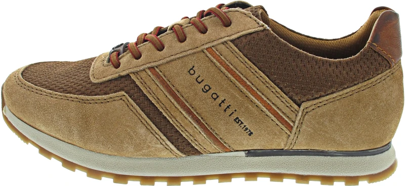 bugatti - Men's Lace-Up 331-ARX02, Cognac, 41, Cognac, 7 UK