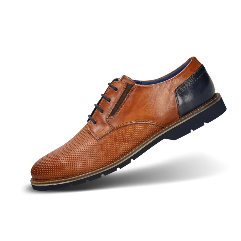 bugatti - Men's Lace-Up 311-ARZ02, Cognac, 45
