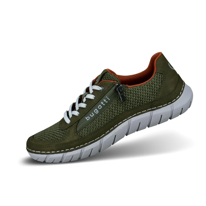 bugatti Men's Business Shoes, Men's Lace-Up, Green, 12 UK