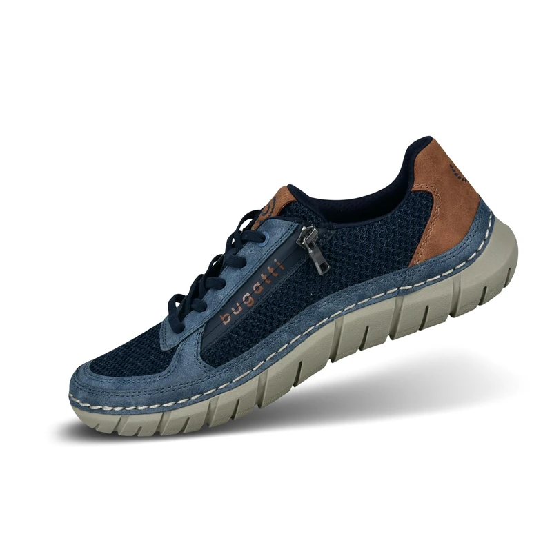 bugatti Men's 321-ASM02 Lace-Up Shoes, 45 EU, Dark Blue, 11 UK