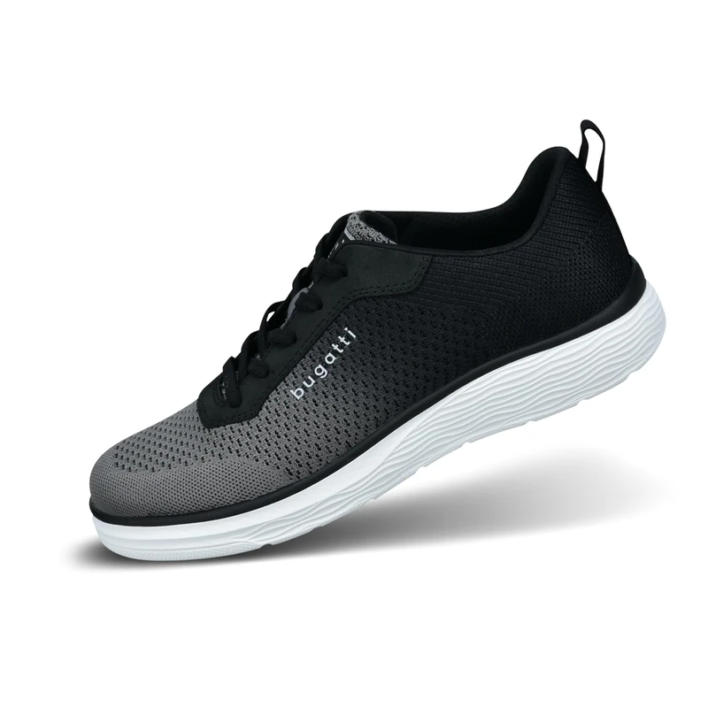 bugatti Men's 321-ase01 Lace-up Shoes, Dark Grey Black, 7.5 UK