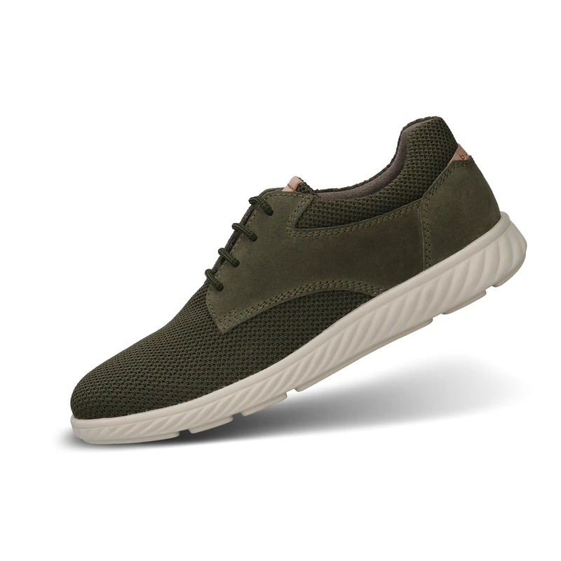 bugatti Men's 321-AS501 Lace-Up Shoes, 40 EU, Dark Green, Dark Green, 6 UK