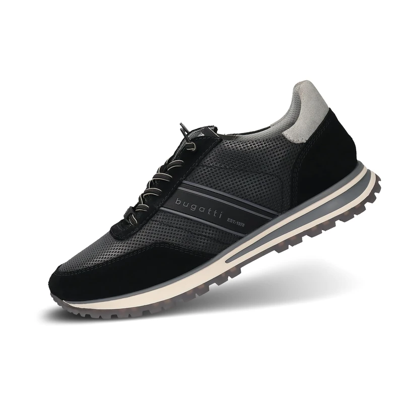 bugatti Men's 331-AG808 Lace-Up Shoes, 43 EU, Black, 9 UK