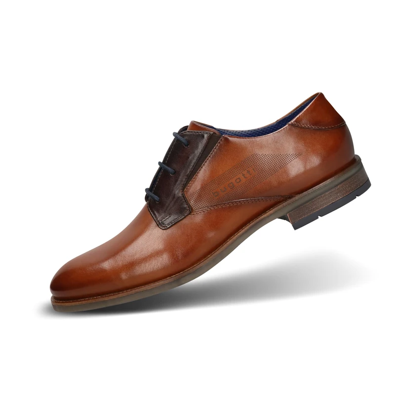 bugatti Men's 311-ajy06 Lace-Up Shoes, Cognac, 12 UK