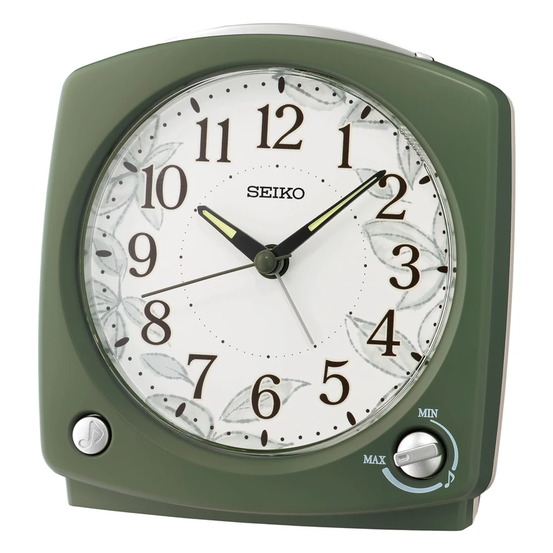 Seiko Clocks Alarm Clock, Green, Standard