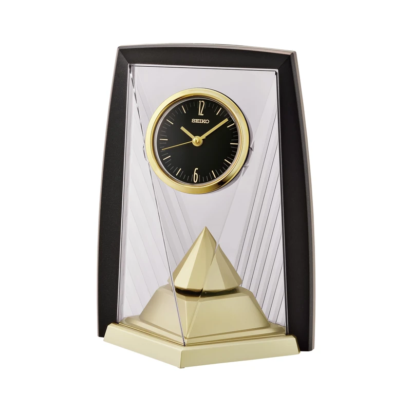Seiko Clocks Table Clock, Black, Standard