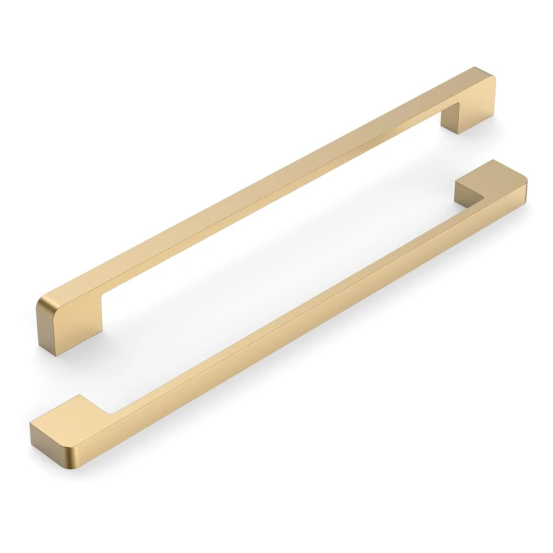 KNOKLOCK Champagne Bronze Cabinet Pulls and Handles, 8.8 Inch, 10 Pack