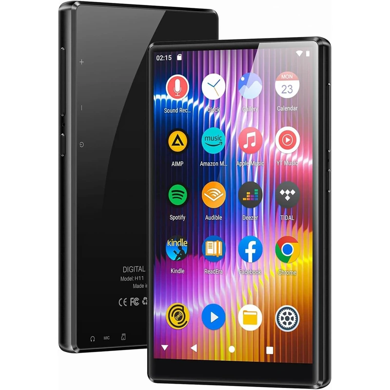 80GB MP3 Player with Bluetooth and WiFi，MECHEN 5" IPS Touch Screen 1080P Music Player with Spotify，Deezer，Pandora，Amazon Music，Android Streaming MP3 Player with Audible，HiFi MP4 Player with Speaker