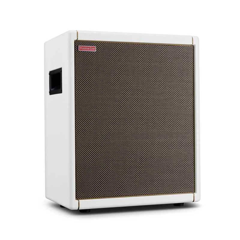Positive Grid Spark CAB Powered Guitar Amp Speaker Cabinet for Spark Series Amps, Multiple Instruments, Modelers, and More – Pearl
