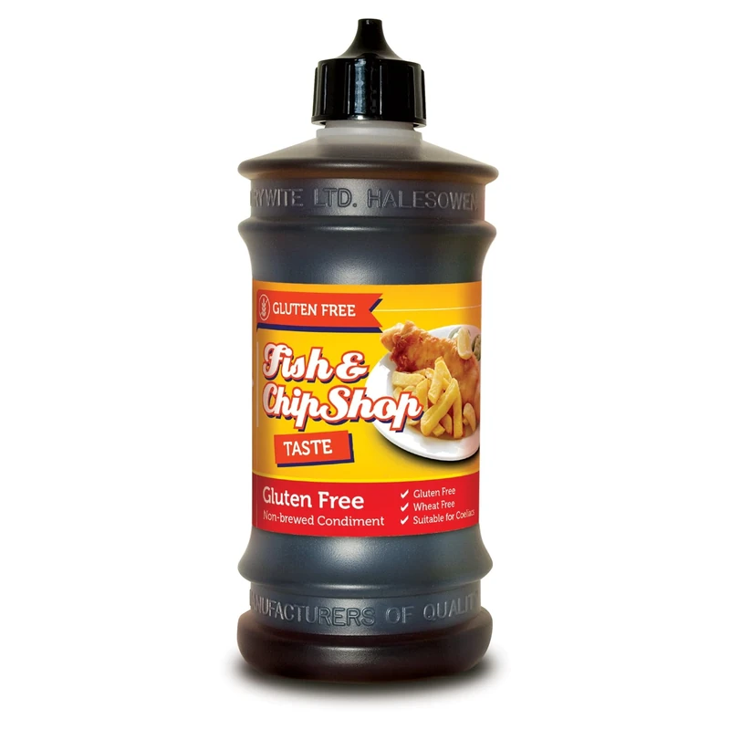 Traditional Gluten Free Real Chip Shop Taste Vinegar - Maltflaven Gluten Free Vinegar & Ready-to-Use Non-Brewed Condiment - Original Fish & Chip Shop Taste - Suitable for Coeliacs (315ml)