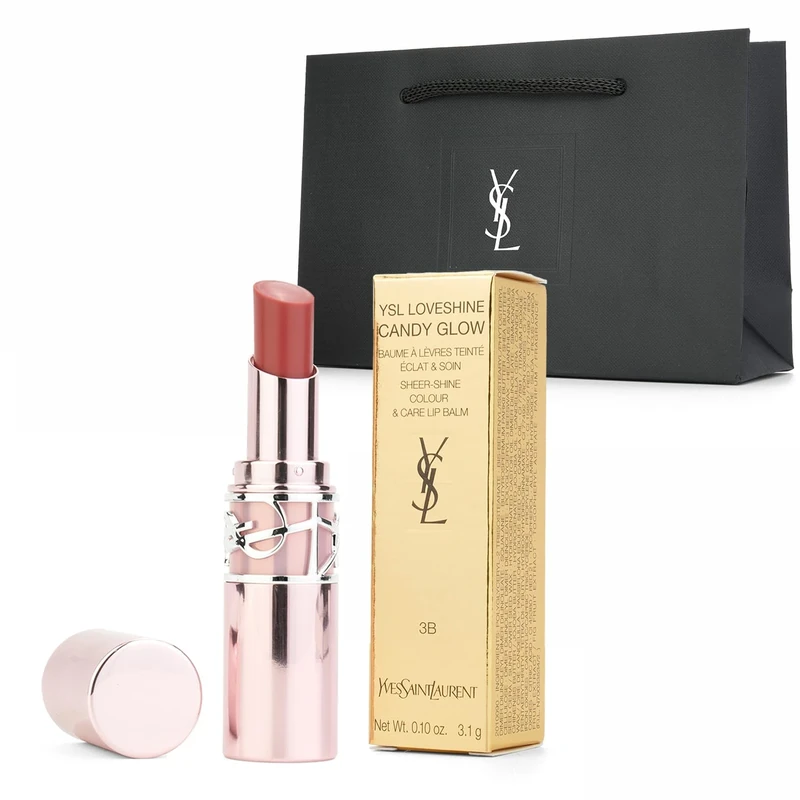 Loveshine Candy Glow Lip Balm - 3B Rosewood Blush by Yves Saint Laurent for Women - 0.1 oz