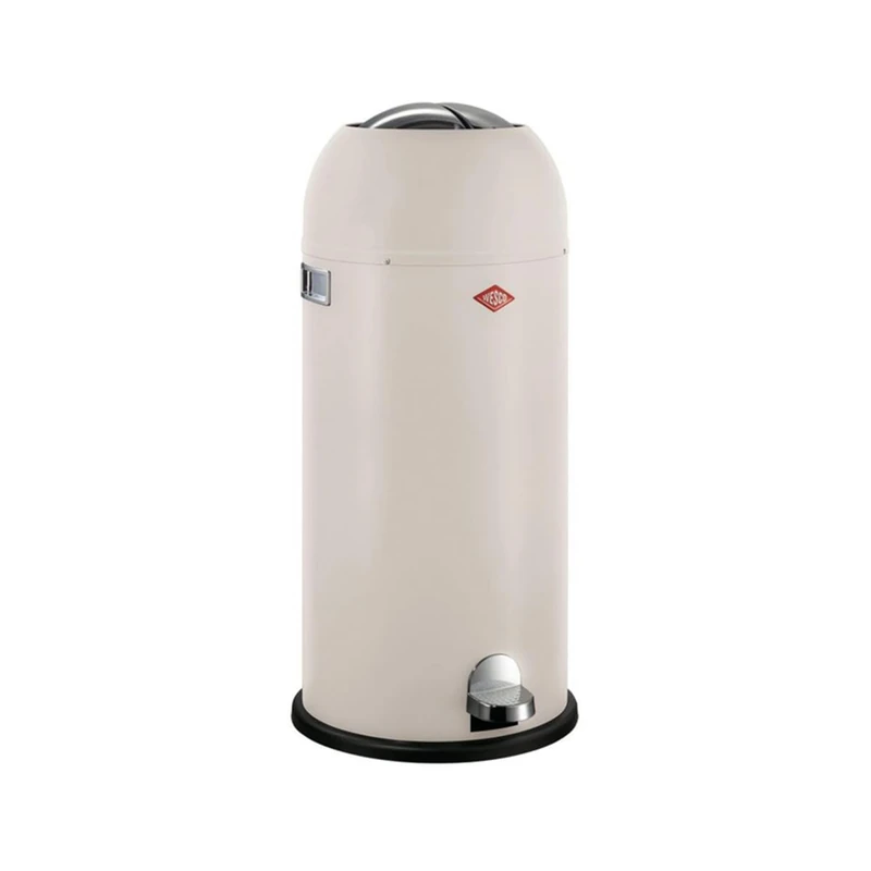 Wesco Kickmaster Maxi Dustbin 40 Litre Capacity 40 Litre Capacity Matt Sheet Steel Sheet Powder Coated with Integrated Shock Absorber