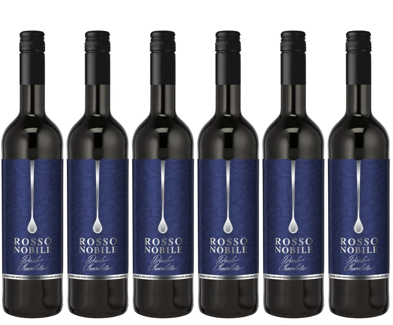 Rosso Nobile Dark Chocolate Red Wine - 6 x 0.75L Pack