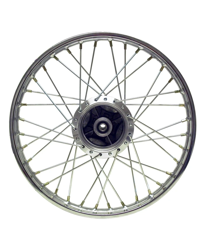 Hi Level motorcycle rear wheel, compatible with/replacement for Honda CG125 style (drum brake) (Rim 1.40 x 18)
