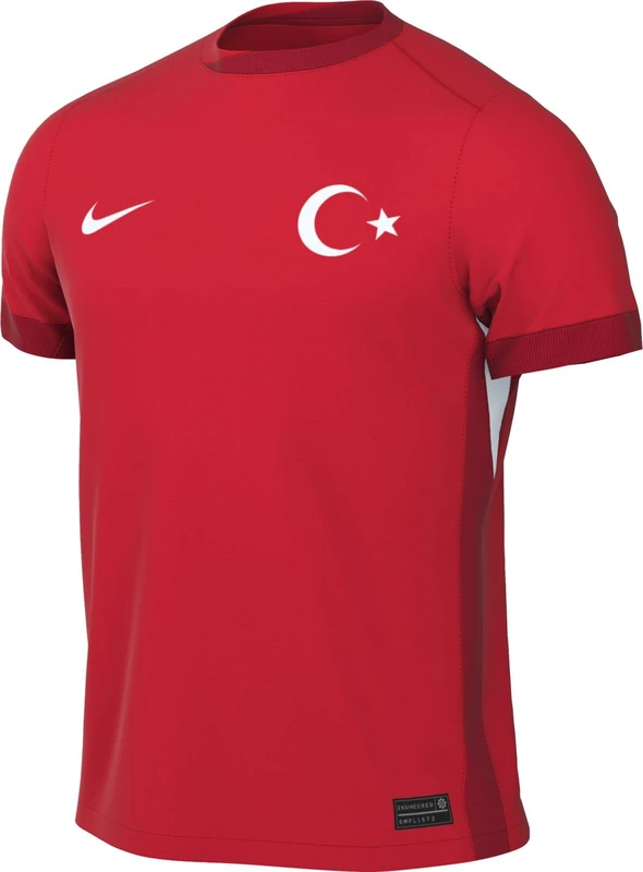 Nike Men's Tur M Nk Df JSY Ss Stad Aw Short Sleeve TOP, Sport Red/Sport Red/White, S - Image 1
