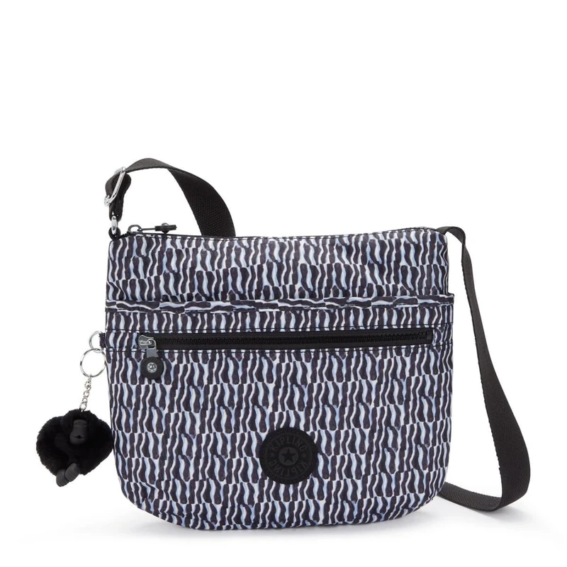 Kipling ARTO Medium crossbody, Holiday Waves (Blue)