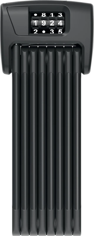 ABUS Folding Lock Bordo 6000C/120 with SH Lock Holder - NumberHardened Steel Lock - Bicycle Lock with 4-Digit Code - ABUS Security Level 10 - Bicycle Accessories - Length 120 cm