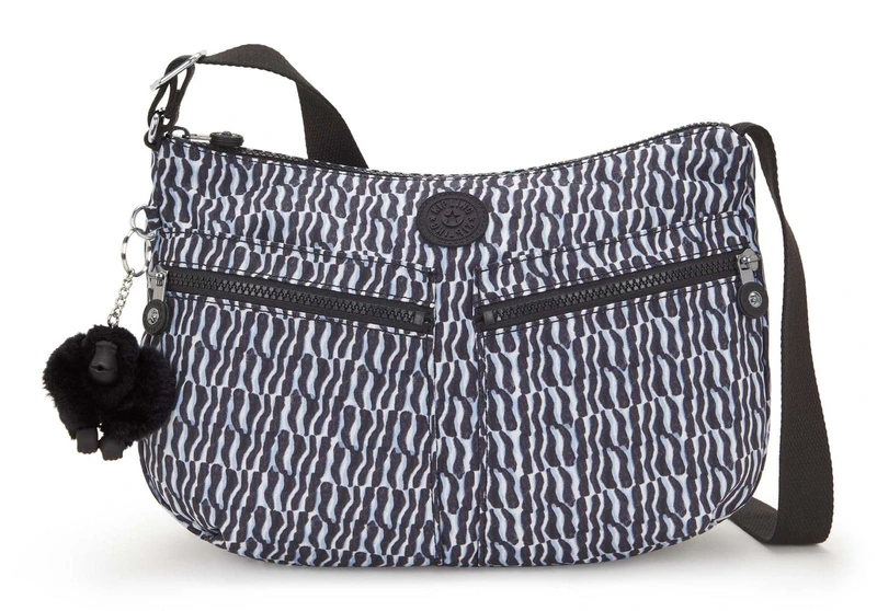 Kipling IZELLAH Medium crossbody, Holiday Waves (Blue)