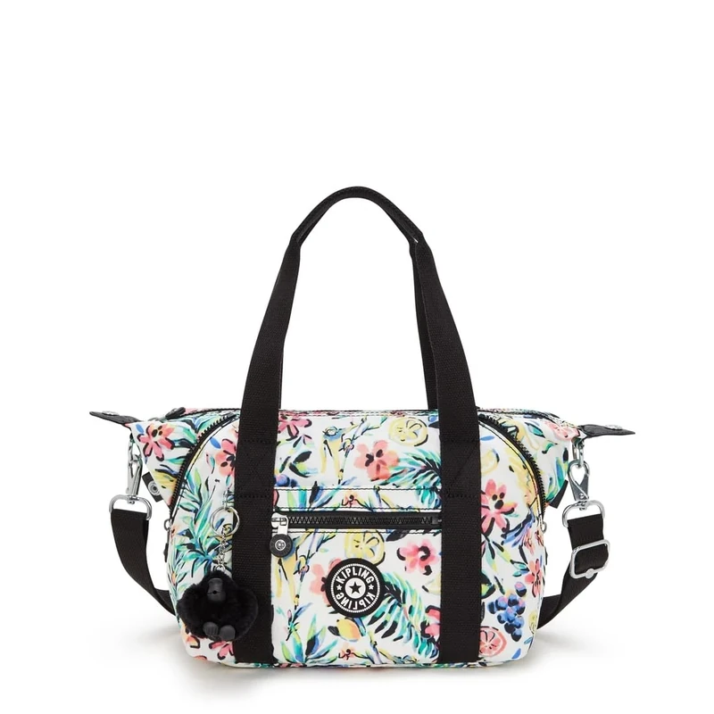 Kipling ART MINI Small handbag, Shoulder Bags, Cocktail Floral (Orange)