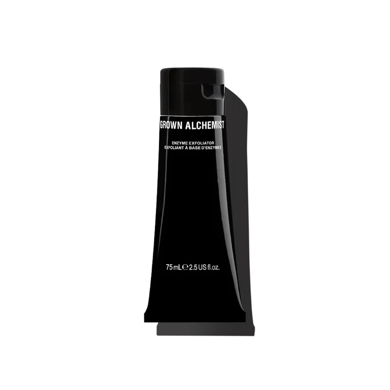 Grown Alchemist Enzyme Exfoliator - Exfoliating Face Wash, Sweet Almond - Natural Oils Facial Exfoliant with Papaya Enzymes & Vitamin C, Revitalises, Brightens, Sooths - Hydrating Face Wash 75 ml