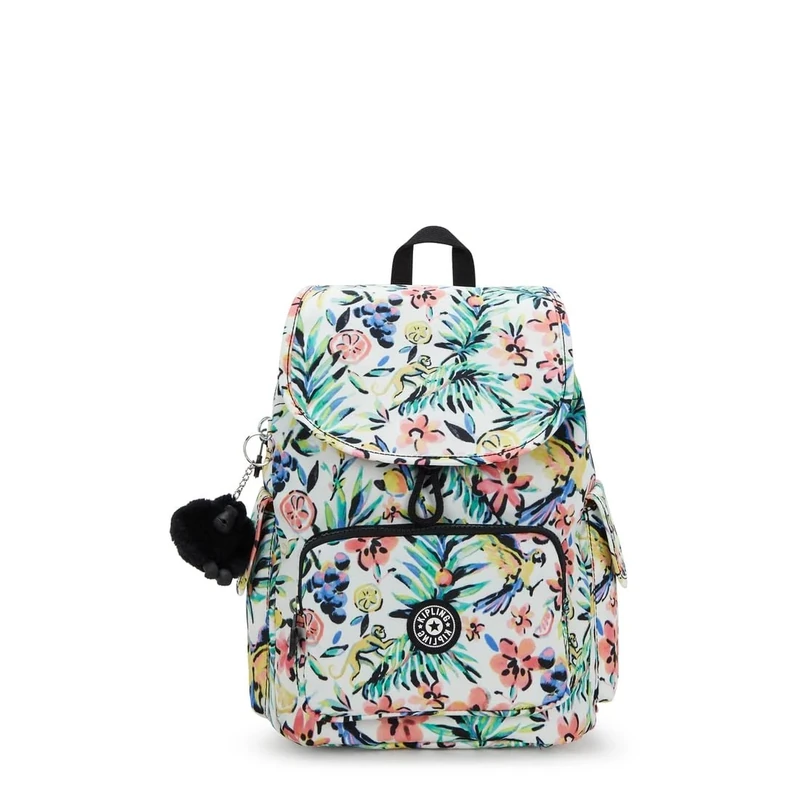 Kipling CITY PACK S Small Backpack, Cocktail Floral (Orange)