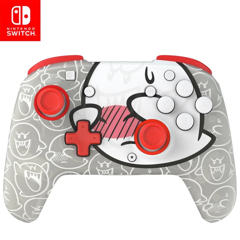 PDP Nintendo Switch Rematch GLOW Wireless Controller- Boo-Hoo- Officially Licensed Nintendo Product for Nintendo Switch. Also works with Nintendo Switch 2 – C Button not available.