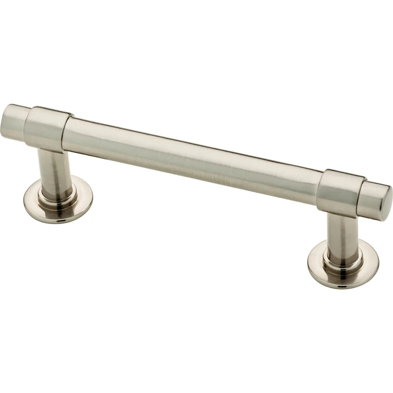 Franklin Brass Bar (20-Pack) Cabinet Handles 3" Hole Center Pulls | Satin Nickel Hardware Kitchen Door, Drawers, Dressers, Furniture P29520K-SN-B2