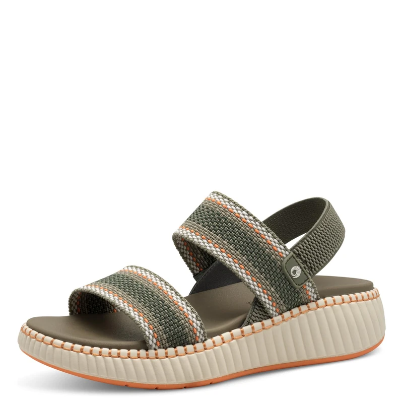 Jana Coshy Women’s Flat Sandals with Chunky Sole Comfortable, Sage Comb, 7,5 UK - Image 1