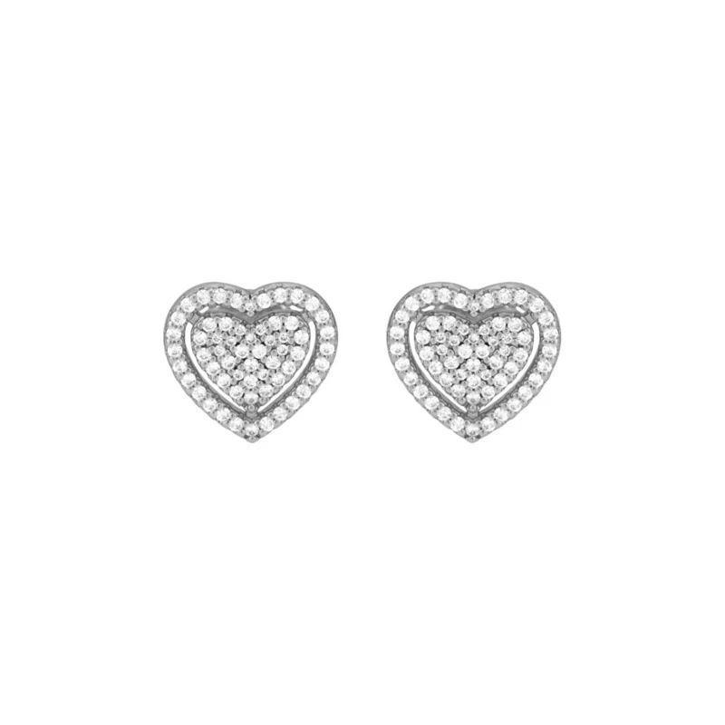 Michael Kors Premium Women's Sterling Silver Earring, MKC1750CZ040
