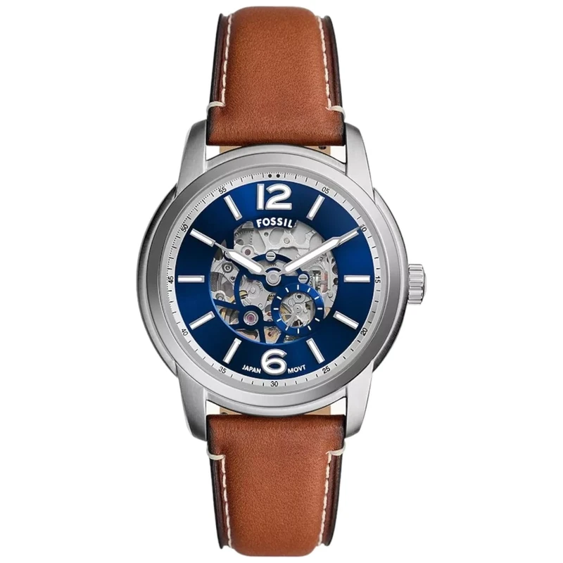FOSSIL Heritage Watch for Men, Automatic Movement with Stainless Steel or Leather Strap